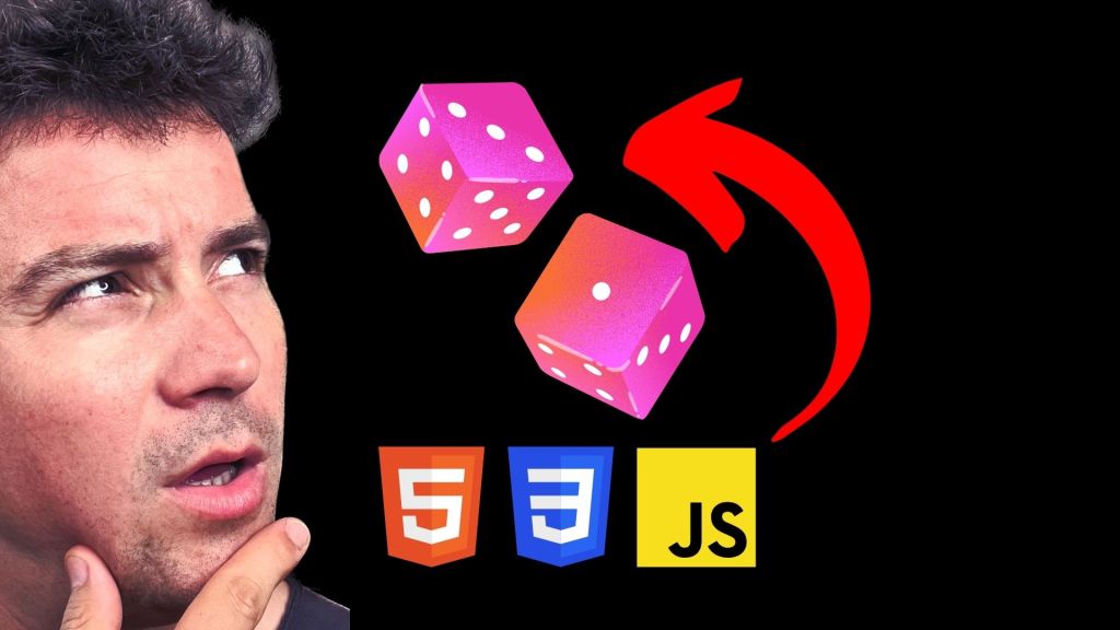 How to create dice roll using HTML CSS and JavaScript